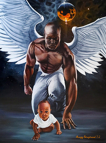 african american male guardian angel